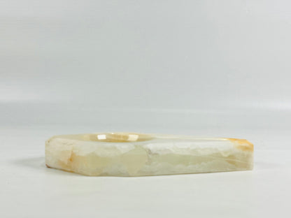 Ivory Marble Ash Tray - Onyx