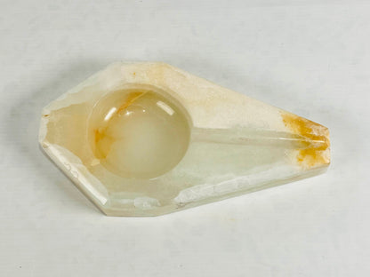 Ivory Marble Ash Tray - Onyx