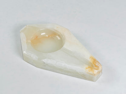Ivory Marble Ash Tray - Onyx