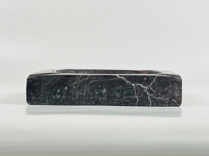 Square Marble Ash Tray - Burgundy