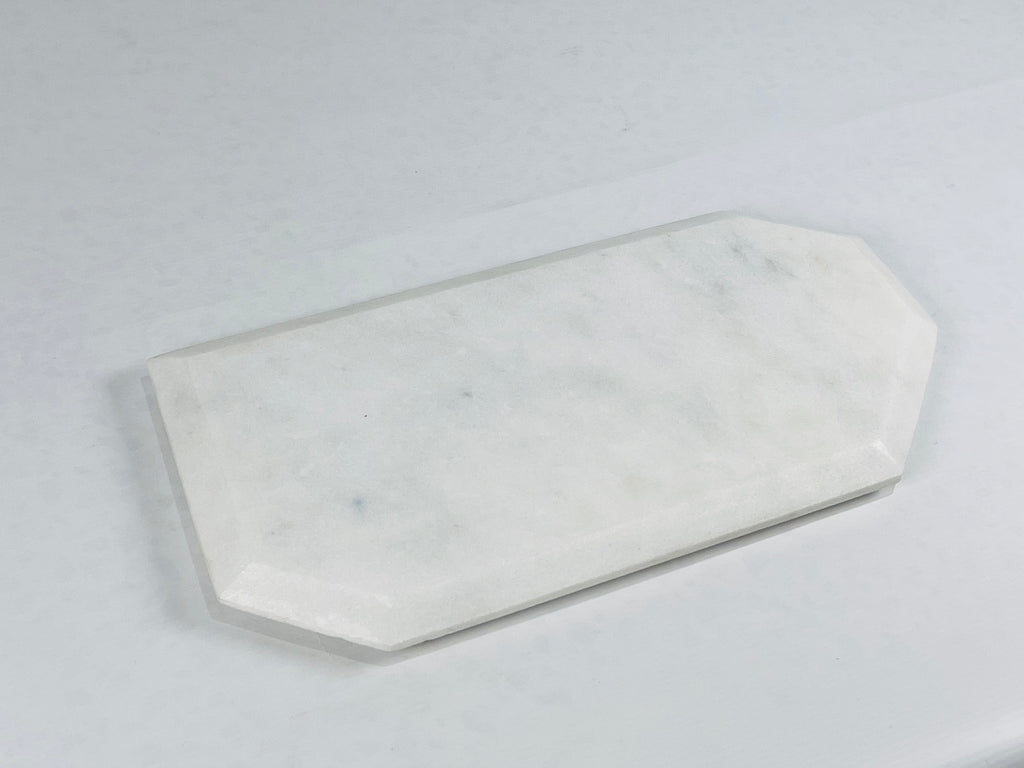 Irregular Marble Light Grey Tray