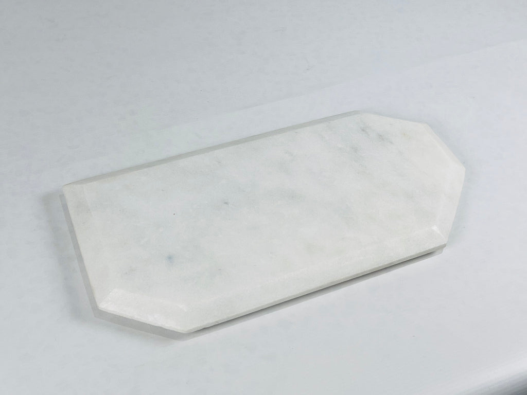 Irregular Marble Light Grey Tray