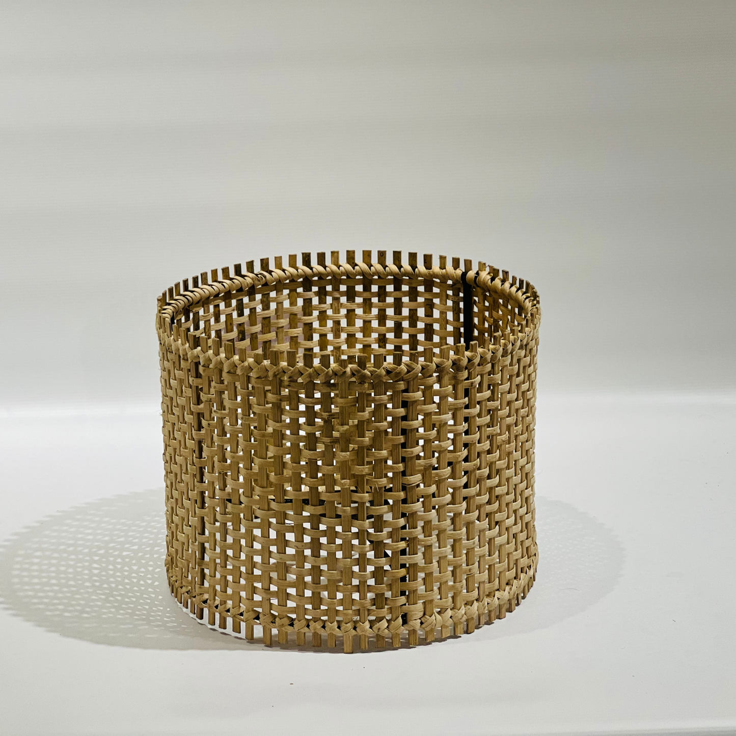 Drum Weave Cane Lamp Shade (Small)