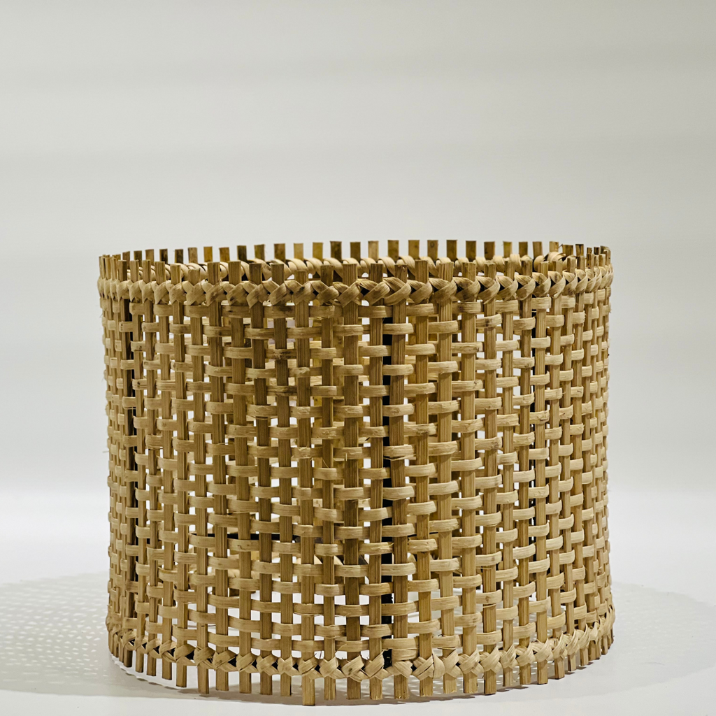 Drum Weave Cane Lamp Shade (Small)