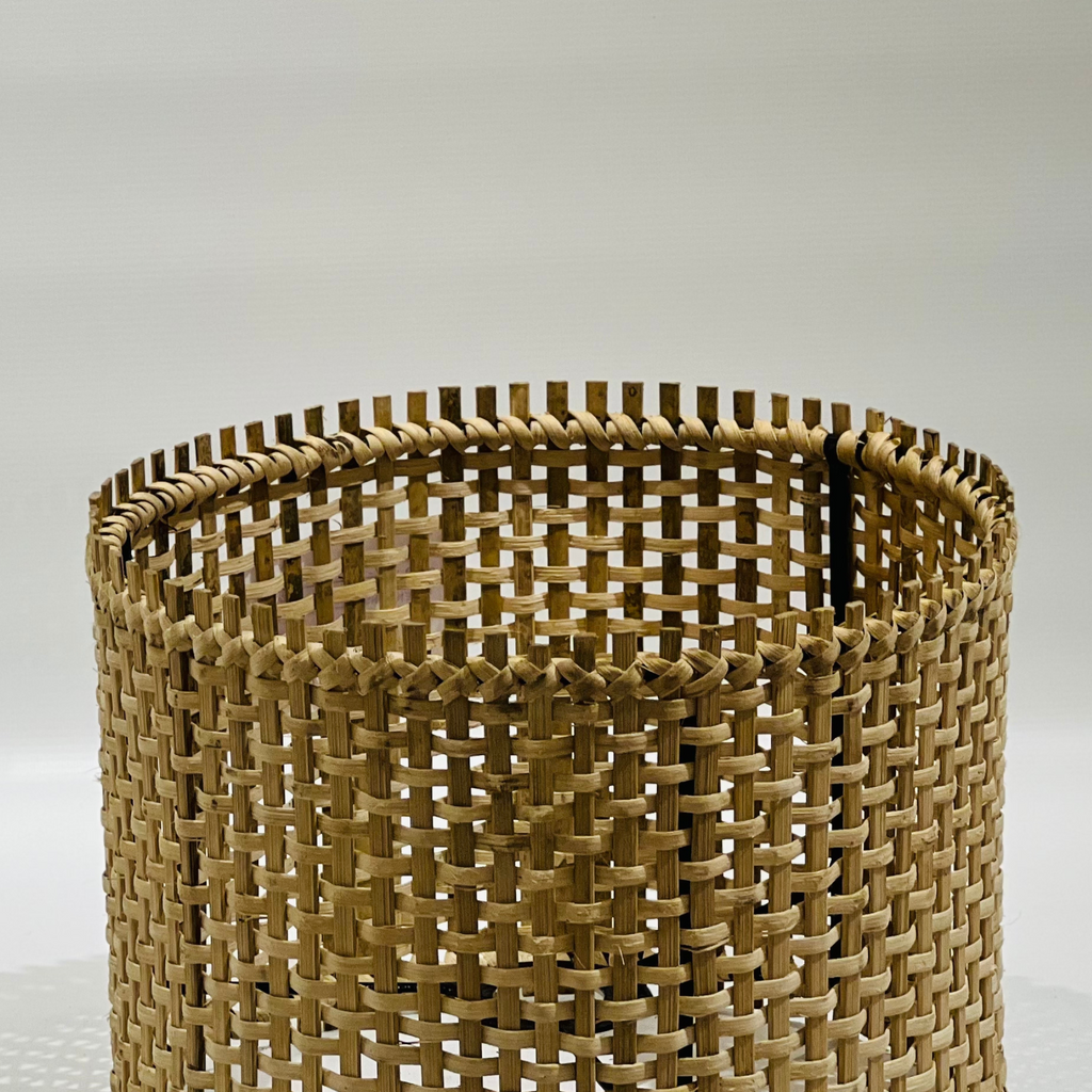 Drum Weave Cane Lamp Shade (Small)