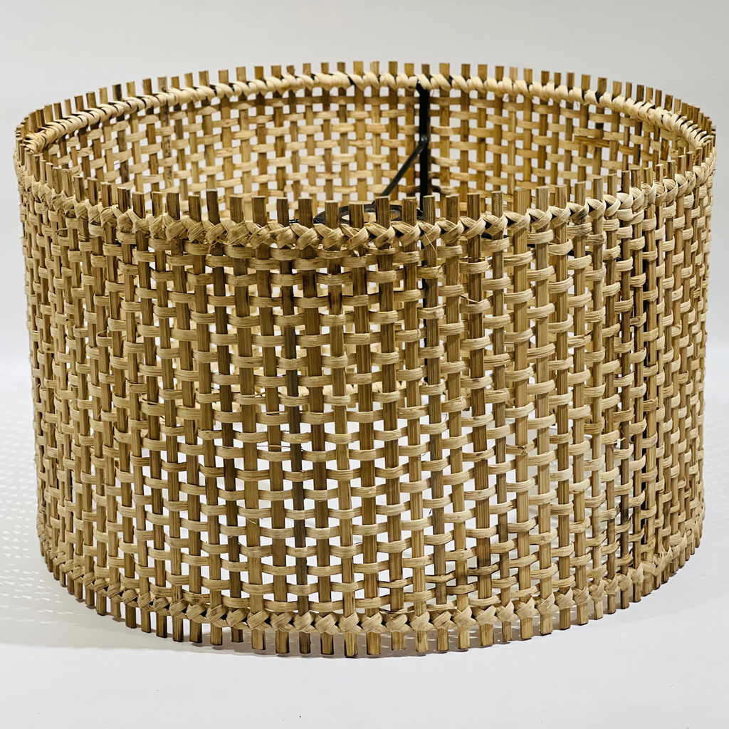 Drum Weave Cane Lamp Shade (Large)