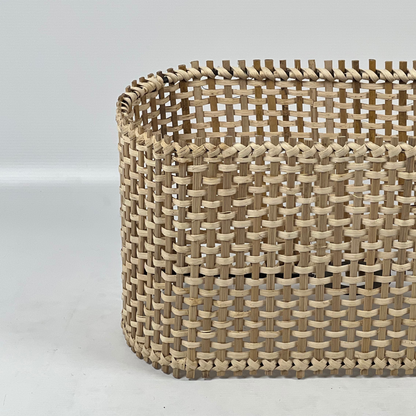 Oval Cane Weave Lamp Shade
