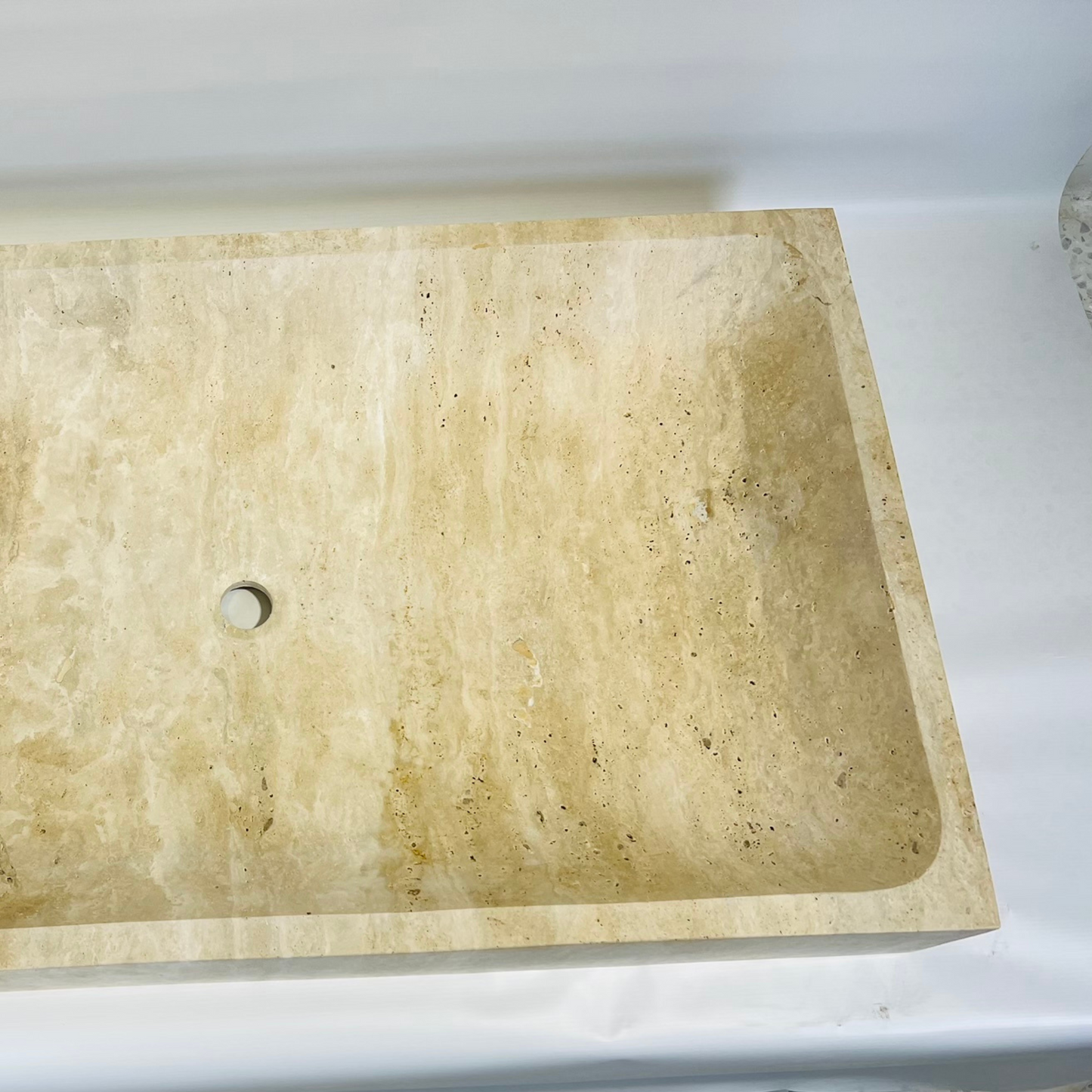 Rectangular Basin - Beige