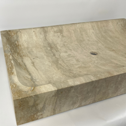 Rectangular Basin - Beige