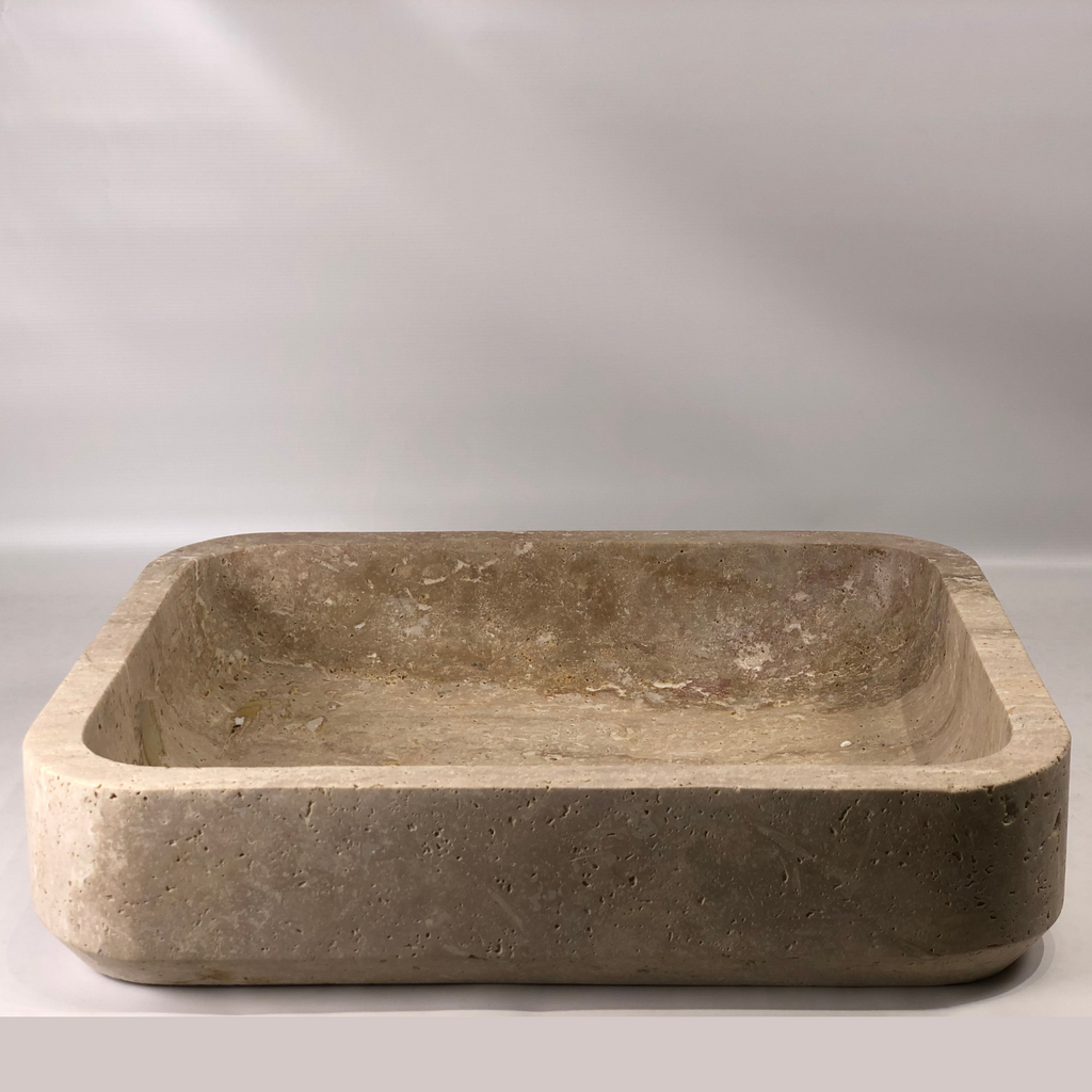 Rectangle Travertine Sink