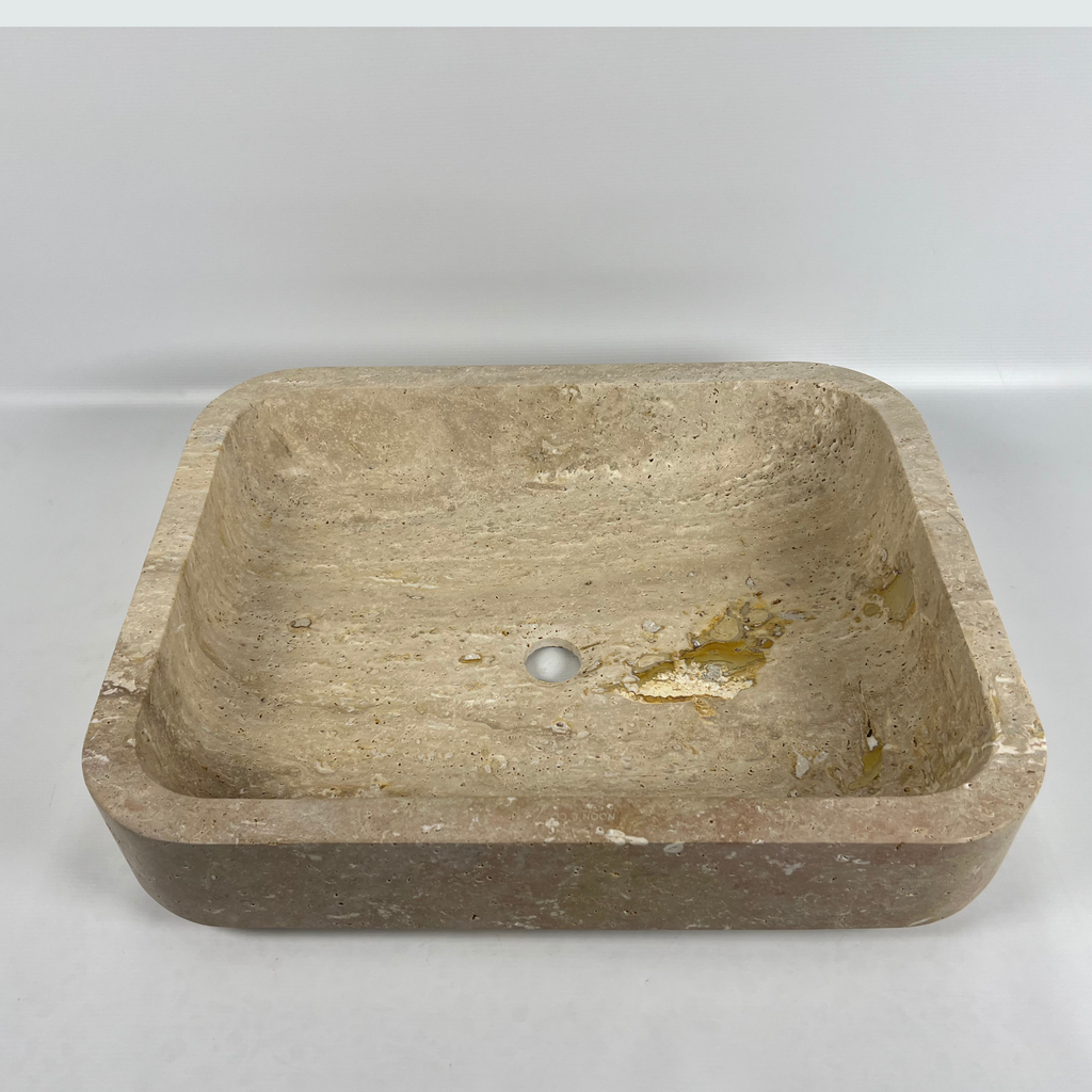 Rectangle Travertine Sink