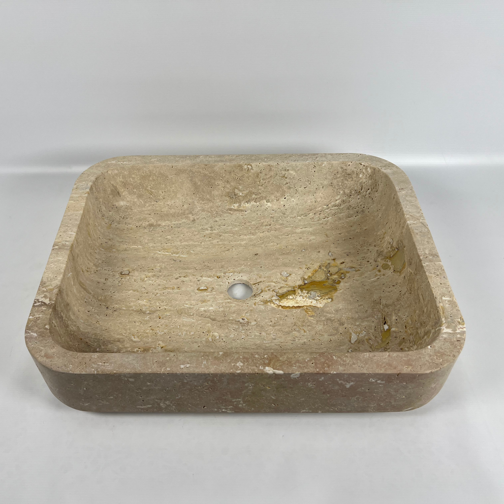 Rectangle Travertine Sink