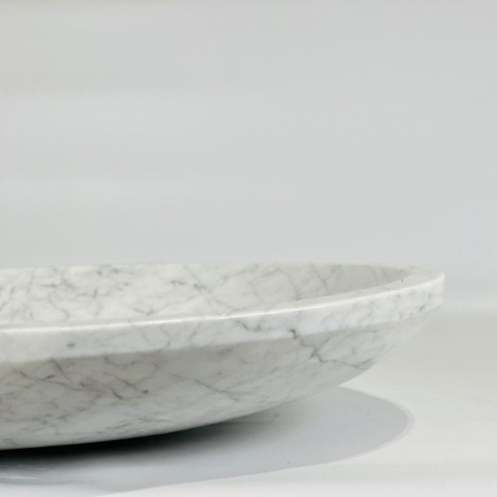 Oval Smoky Grey Marble Sink