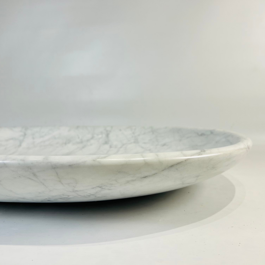 Carrara Grey Strokes Platter