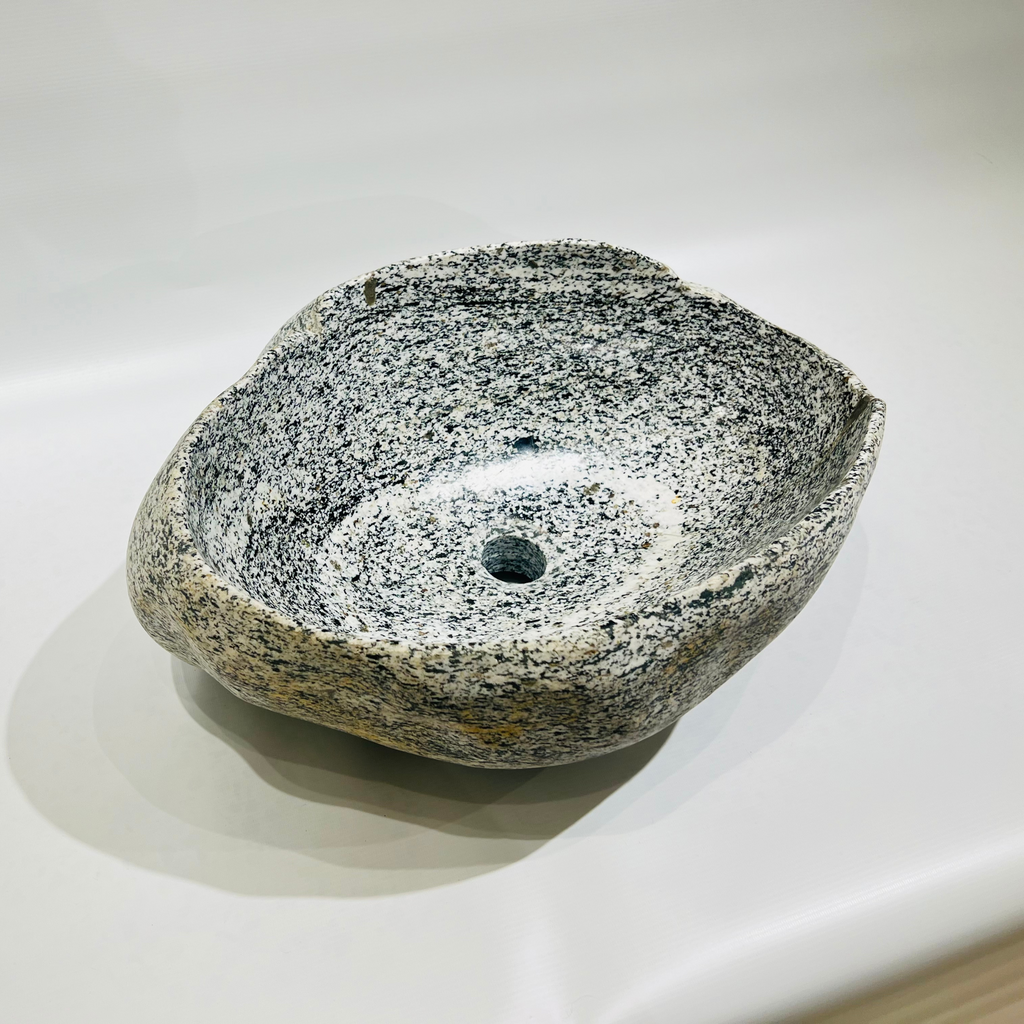 Speckled River Stone Sink