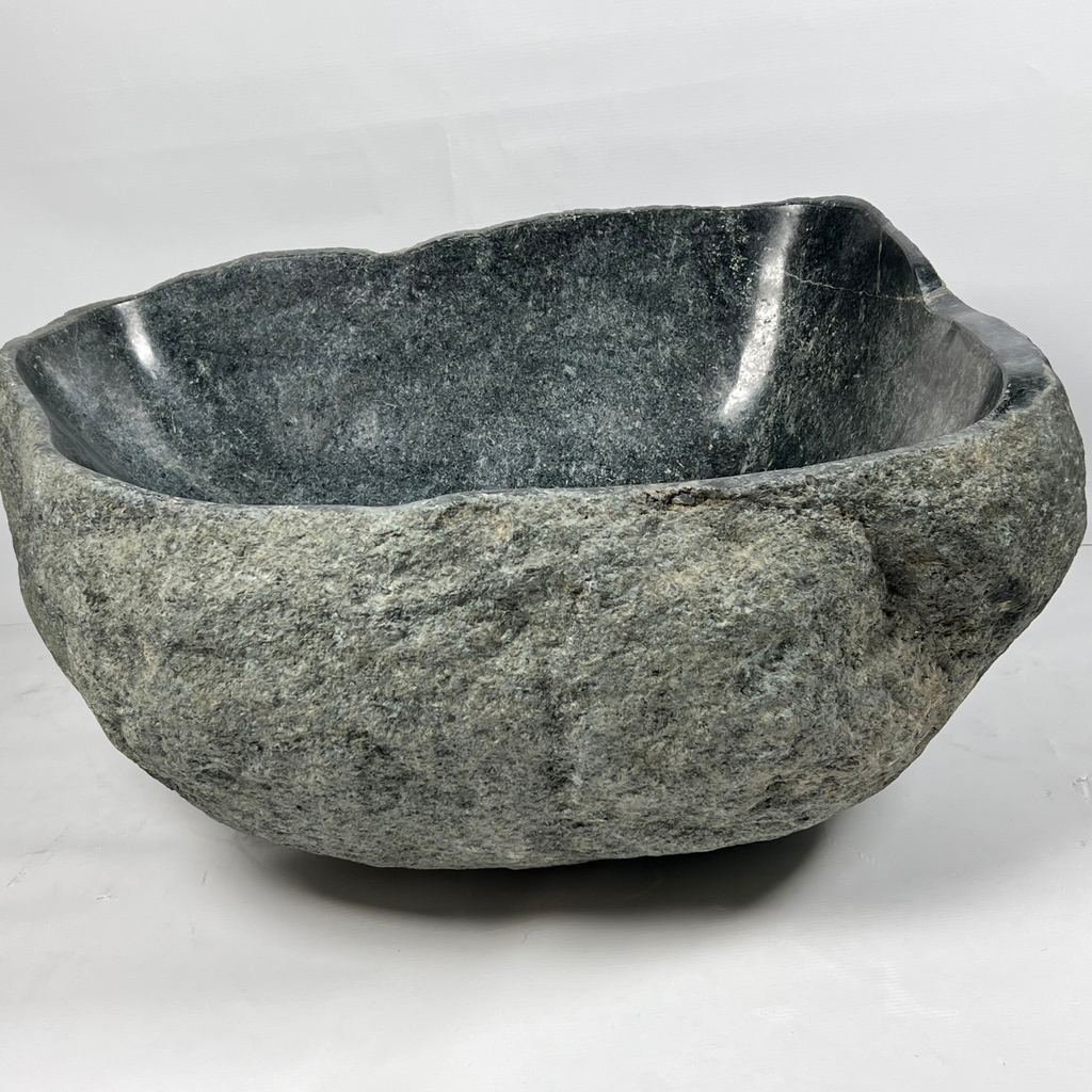 Deep Green River Stone Sink