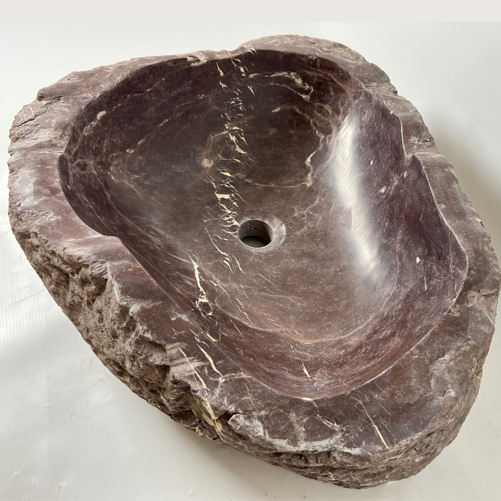 Wild Burgundy Riverstone Sink