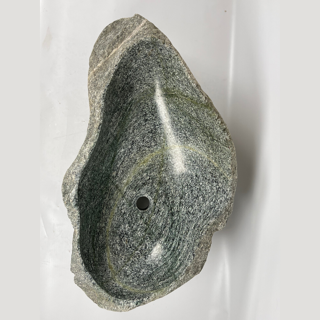Spotted Green River Stone Sink