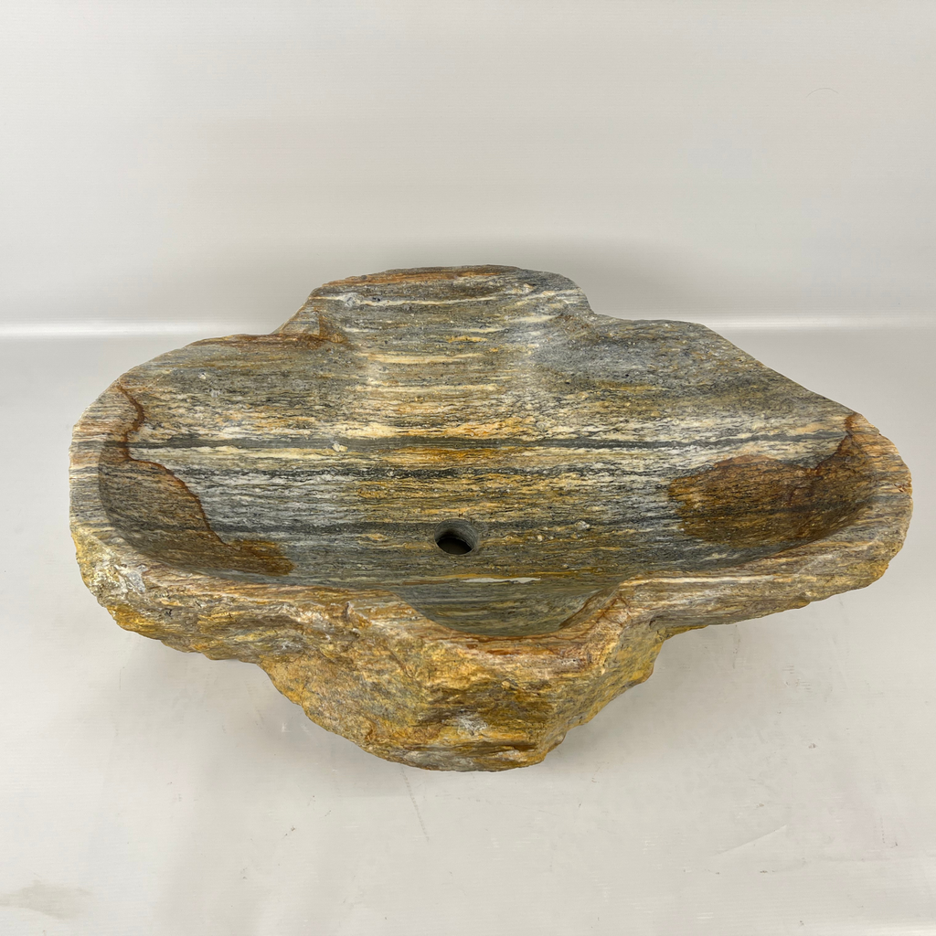 Puzzle Piece River Stone Sink