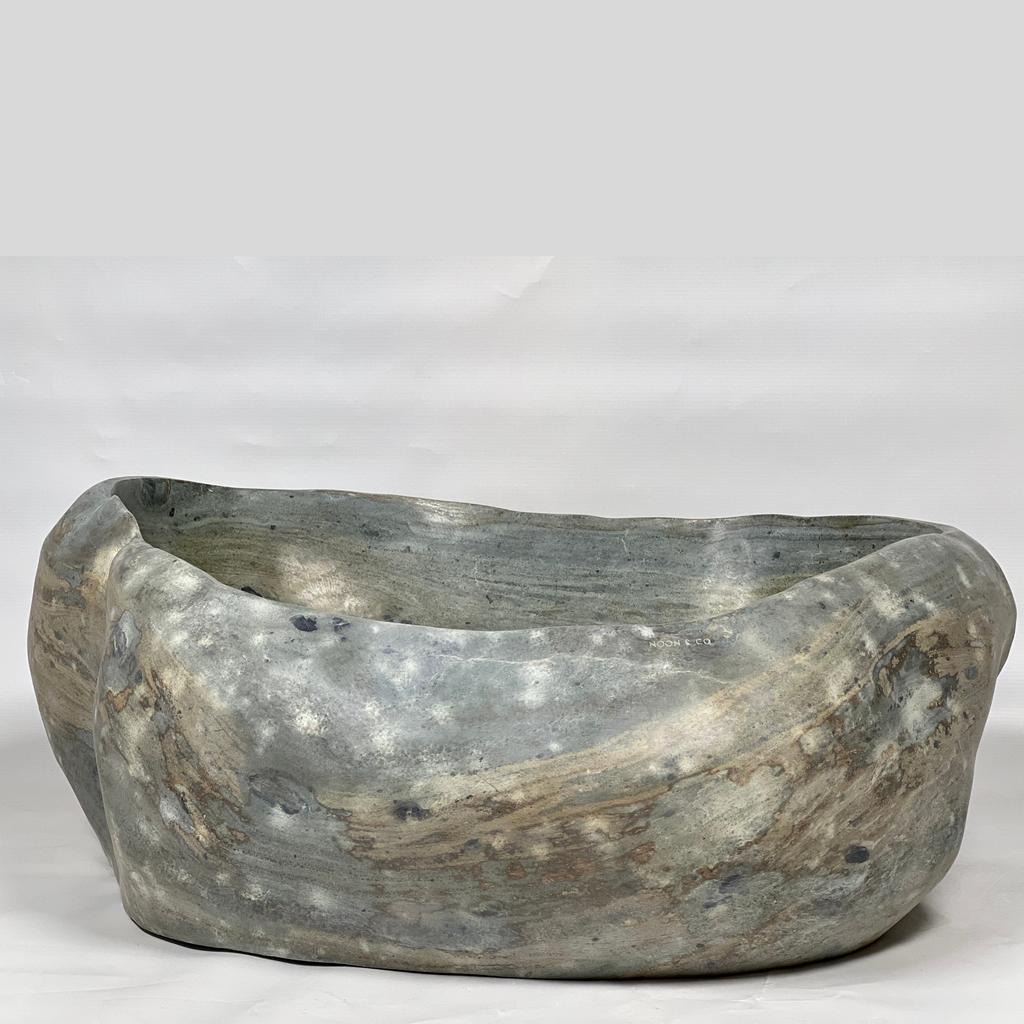 Honey Blotched River Stone Sink