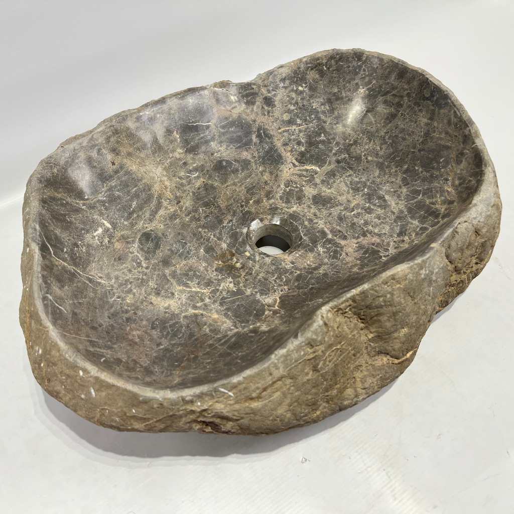 Walnut Webbed River Stone Sink