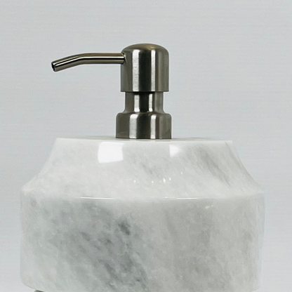 Grooved Soap Dispenser - Grey