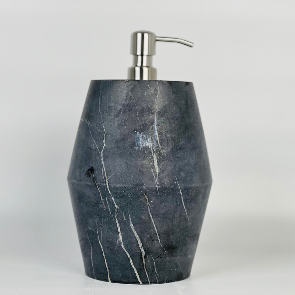 Bulged Silver Top Soap Dispenser