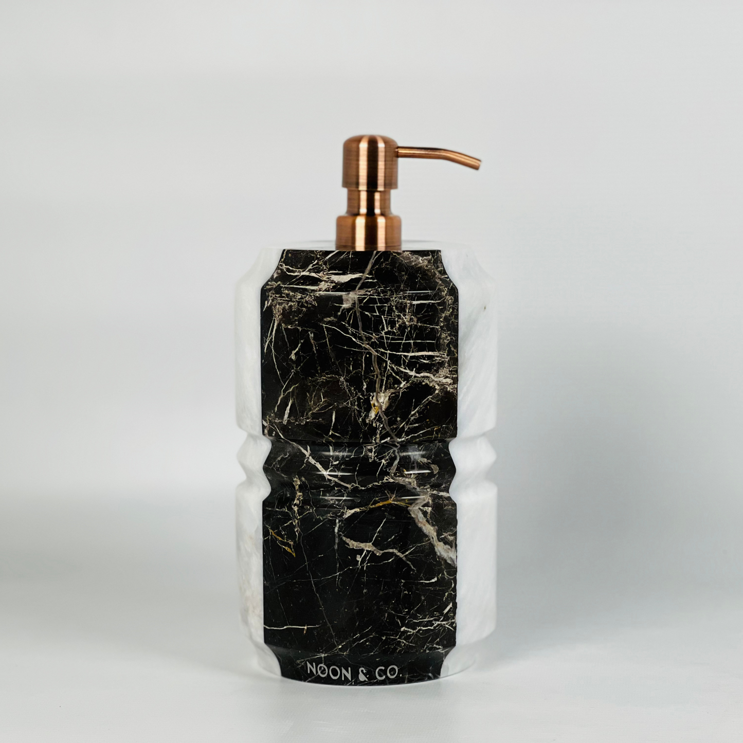 Grooved Duo Tone Soap Dispenser