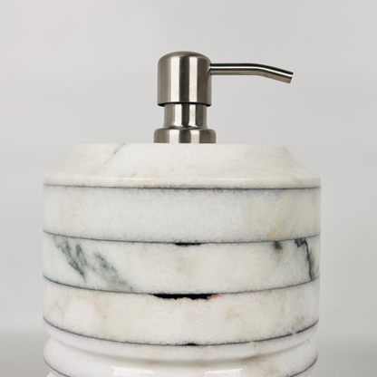 Grooved Pinstripe Soap Dispenser