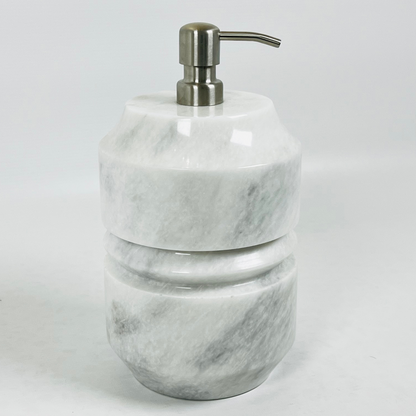 Grooved Soap Dispenser - Grey
