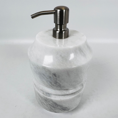 Grooved Soap Dispenser - Grey