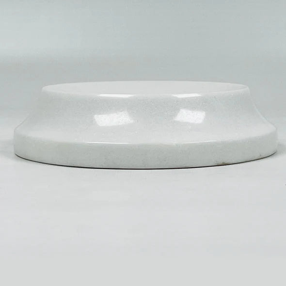 Crater White Soap Dish