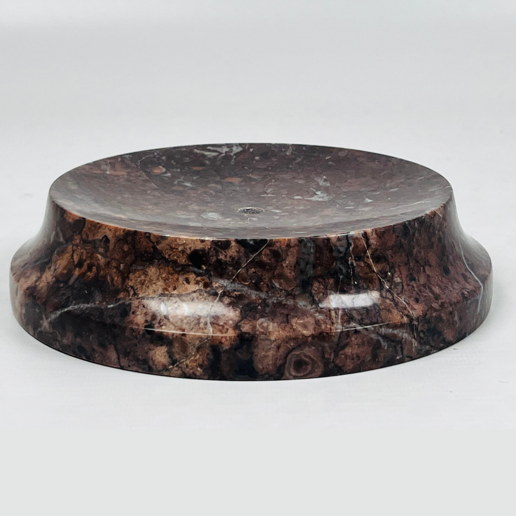Crater Burgundy Soap Dish