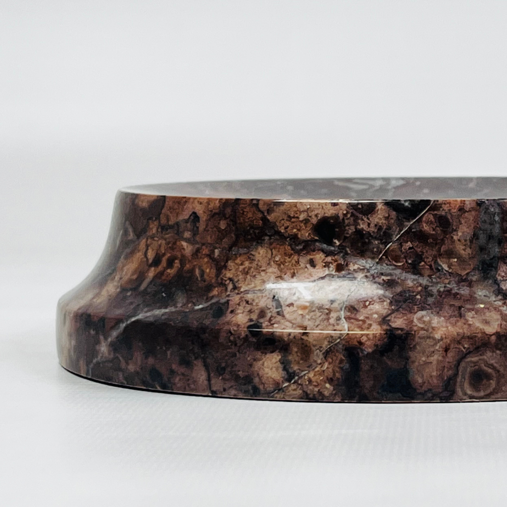 Crater Burgundy Soap Dish