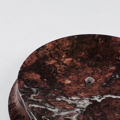Crater Soap Dish - Burgundy