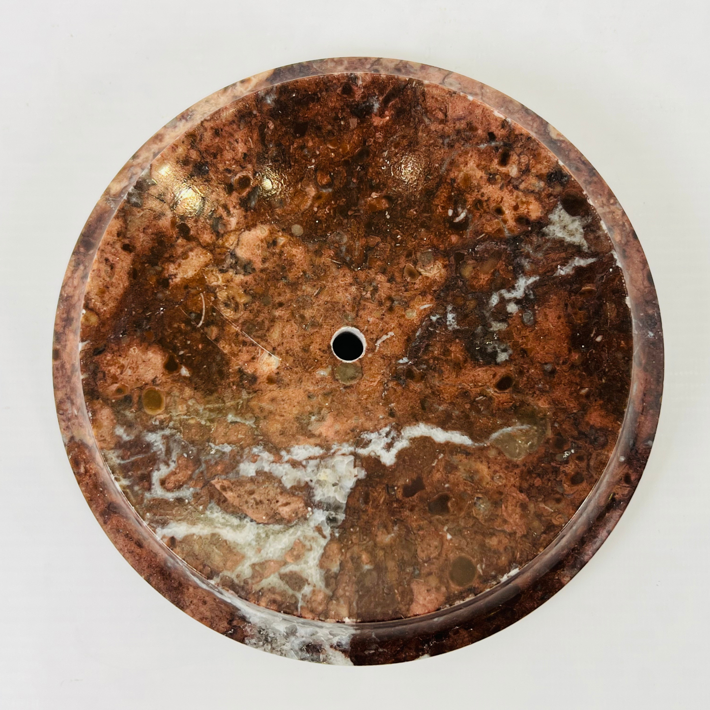 Crater Soap Dish - Burgundy