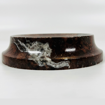 Crater Soap Dish - Burgundy