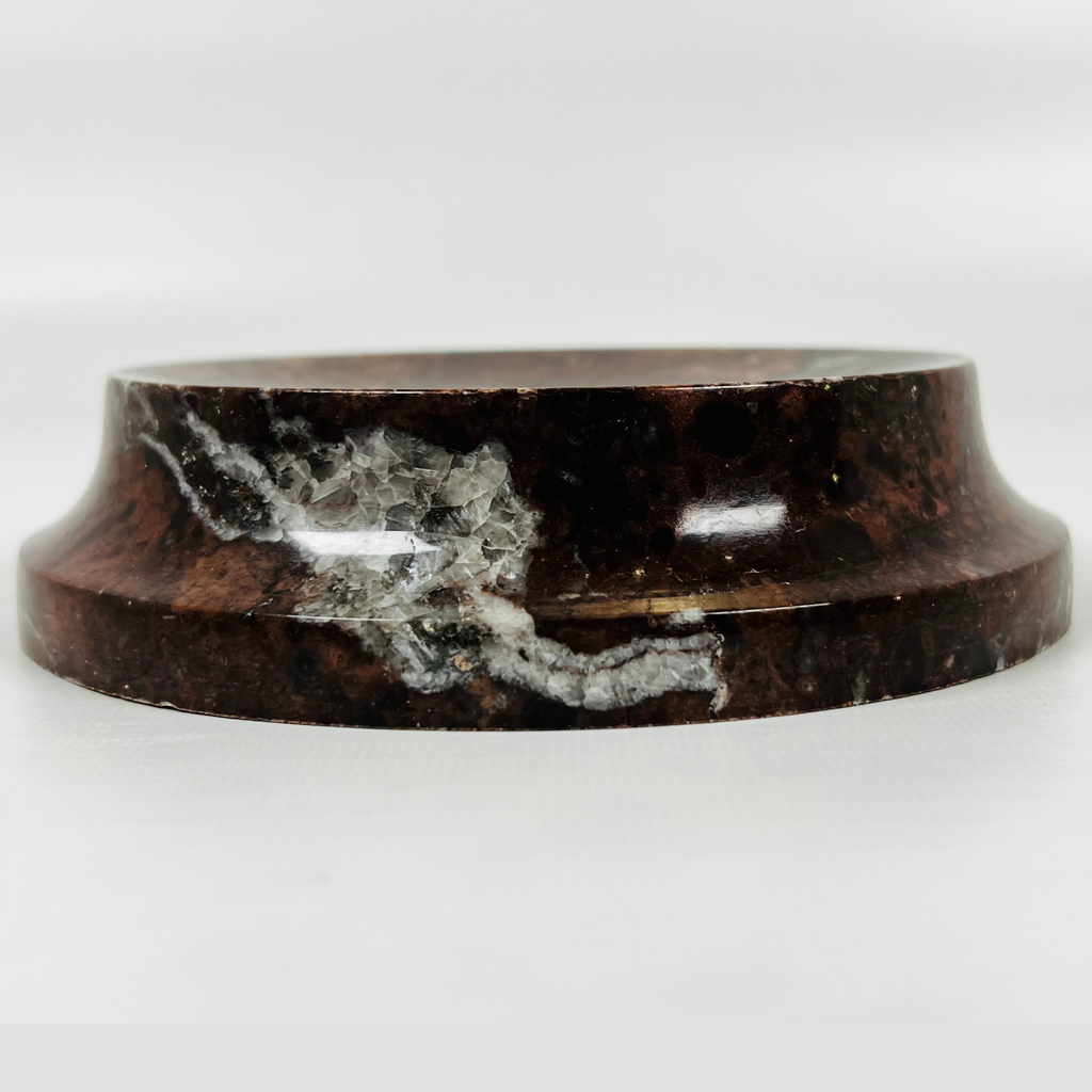 Crater Burgundy Soap Dish