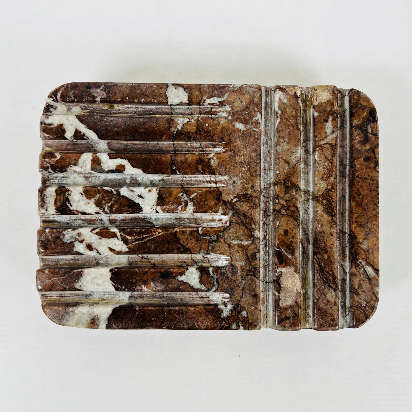 Rectangle Soap Dish - Burgundy