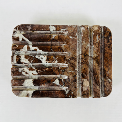 Rectangle Soap Dish - Burgundy