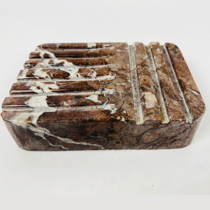 Rectangle Soap Dish - Burgundy