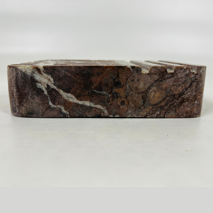 Rectangle Soap Dish - Burgundy