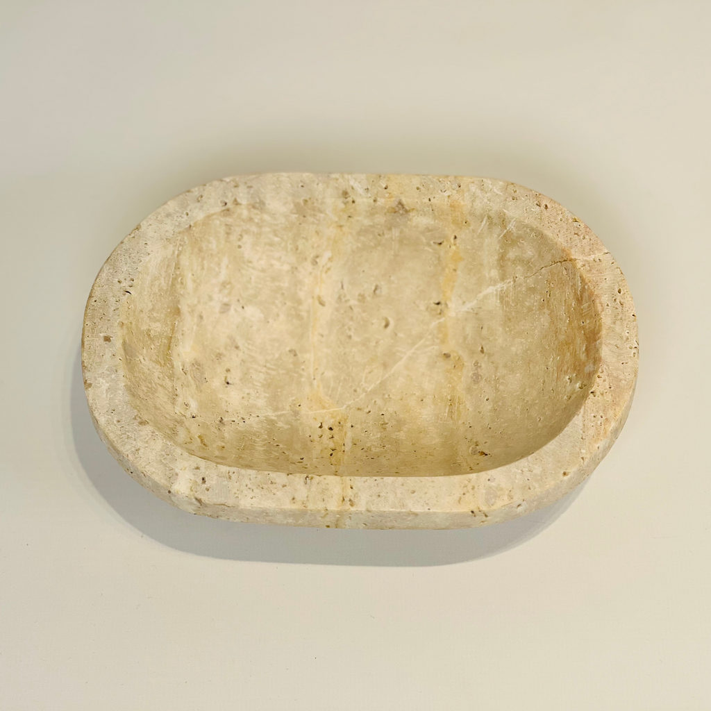 Travertine Beige Soap Dish