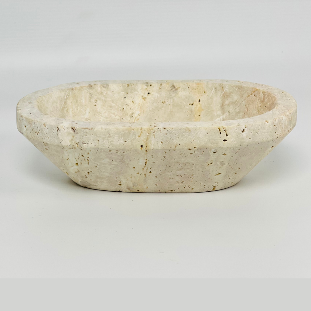 Travertine Beige Soap Dish