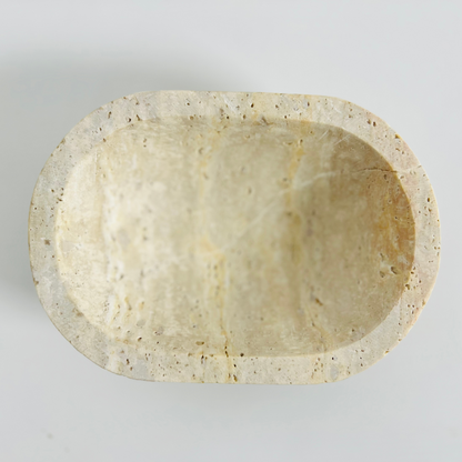 Desert Stone Dish - Travertine