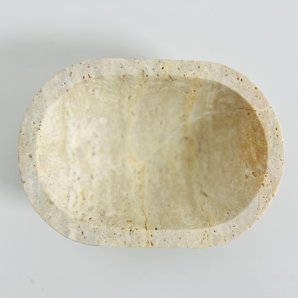 Travertine Beige Soap Dish