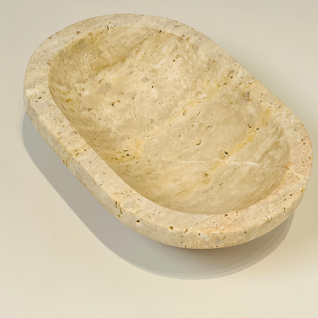 Travertine Beige Soap Dish