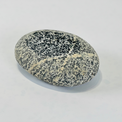 White Dotted Soap Dish - Riverstone