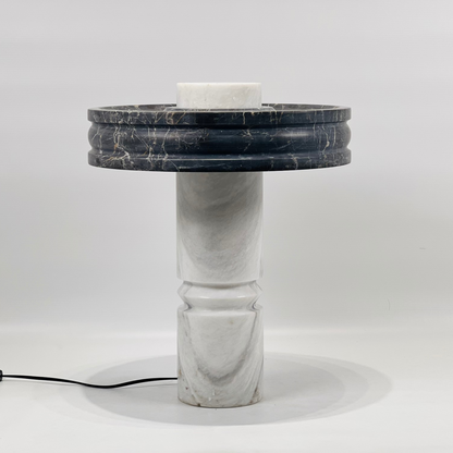 Halo Table Lamp - Black & Gray