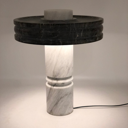 Halo Table Lamp - Black & Gray